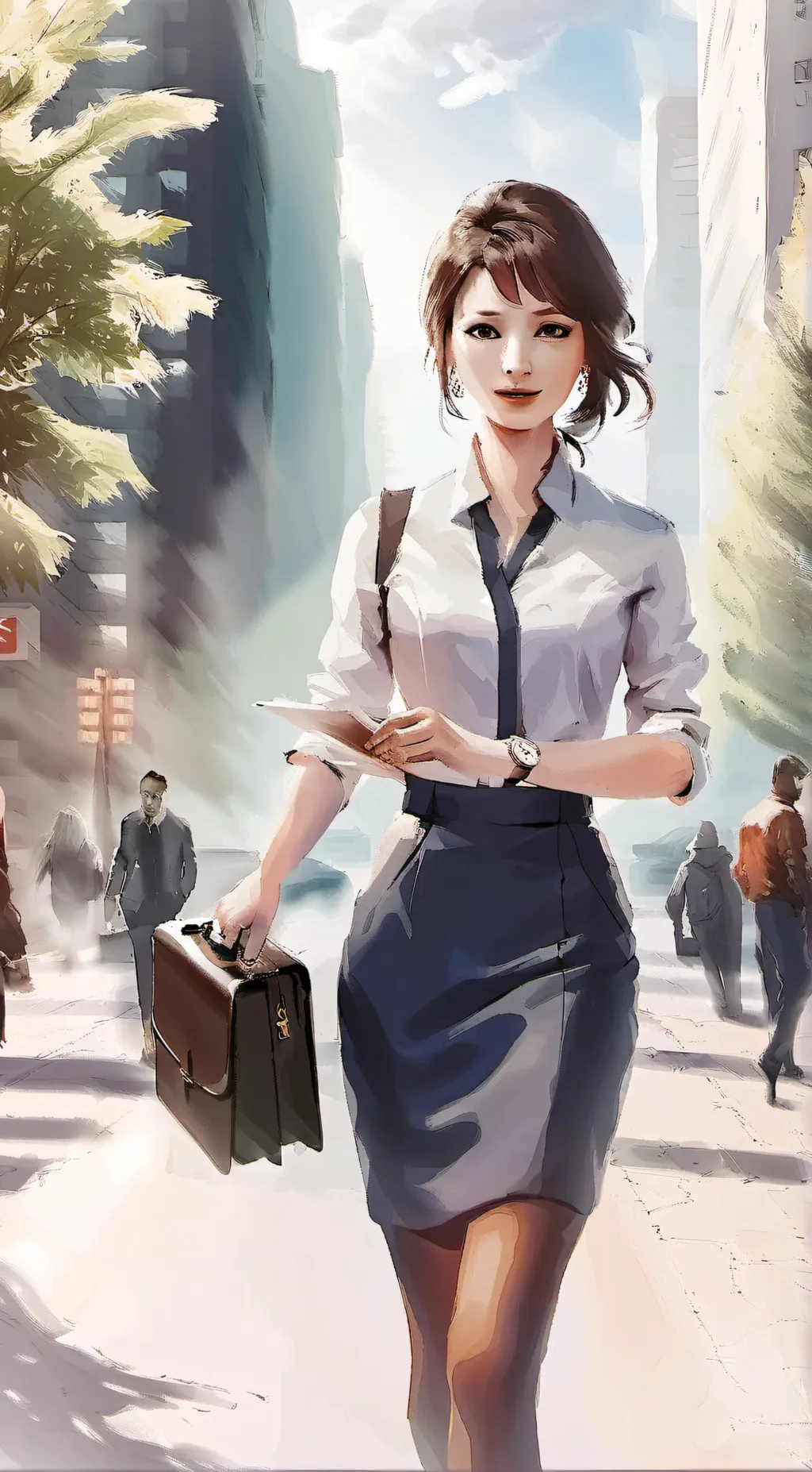 ai character: Lilly  background