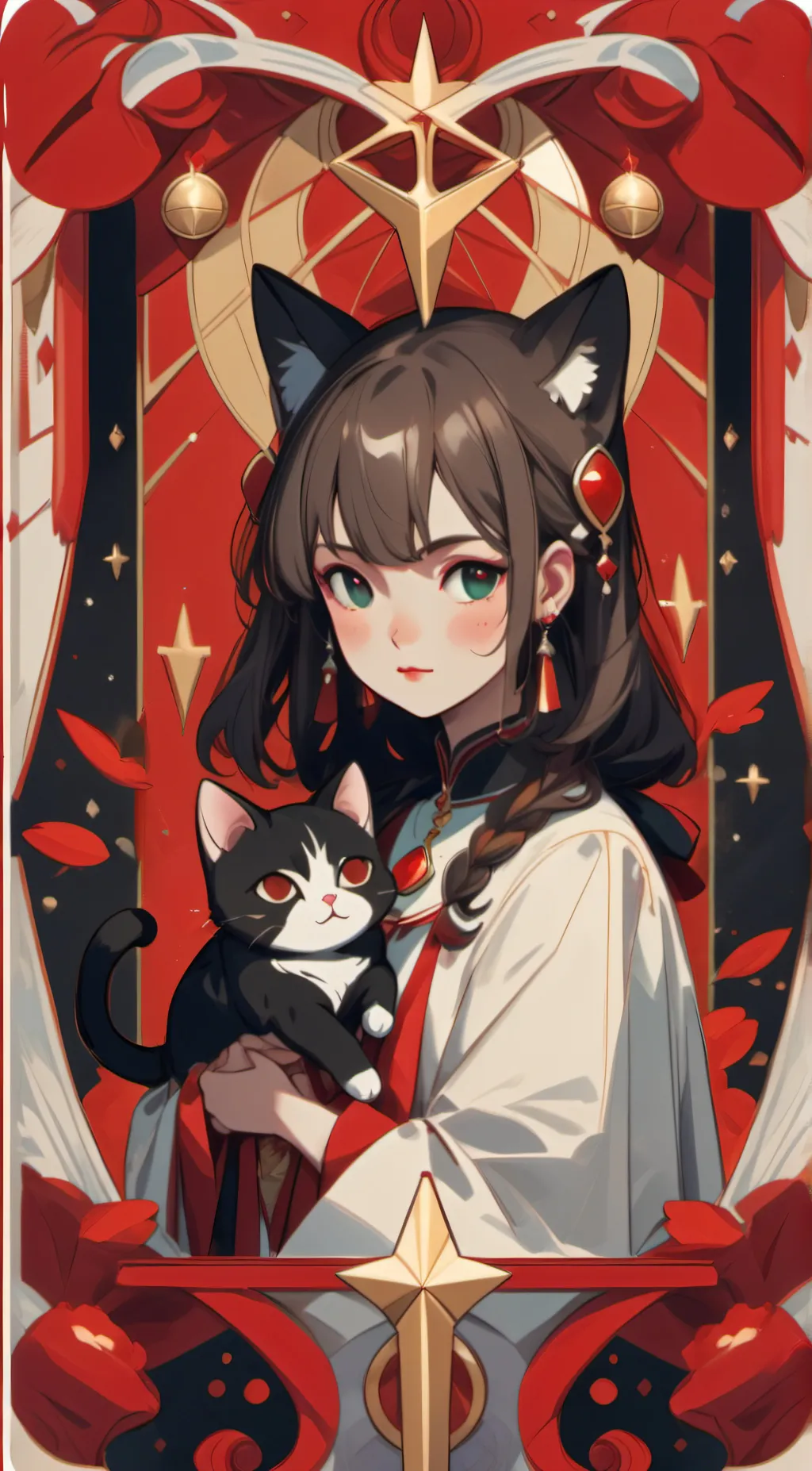 ai character: calm down  background