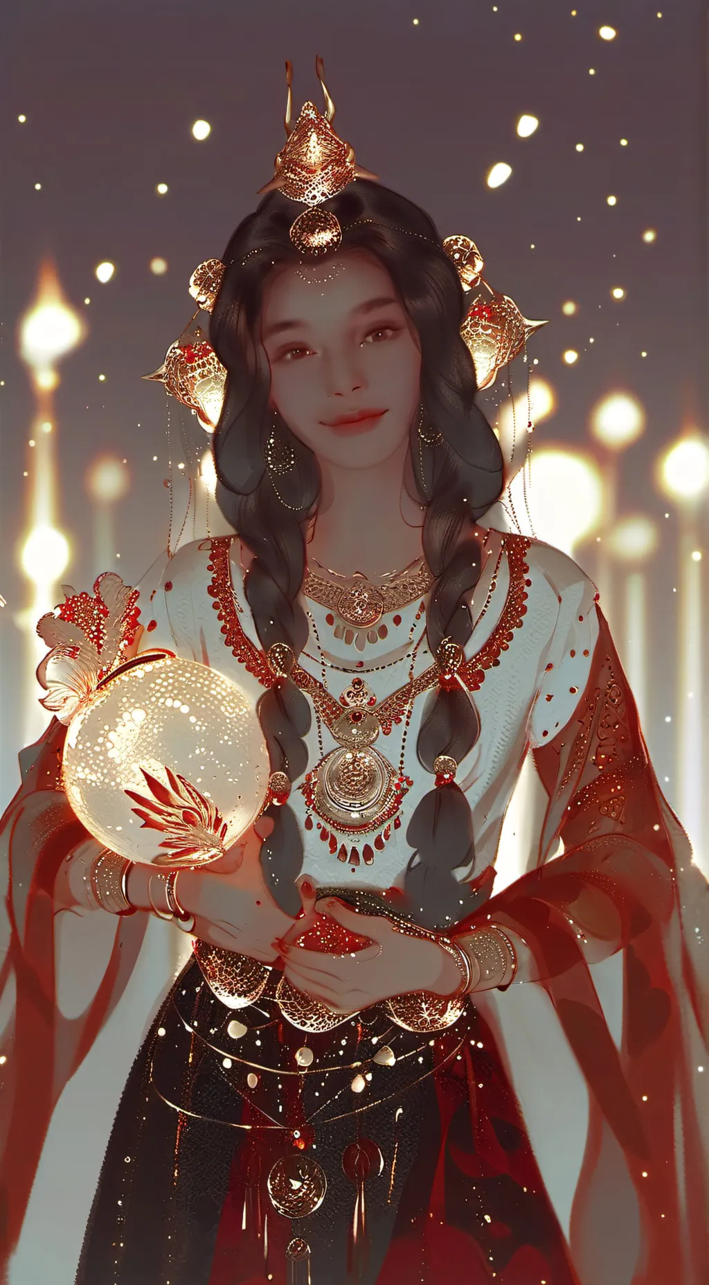 ai character: the Queen  background