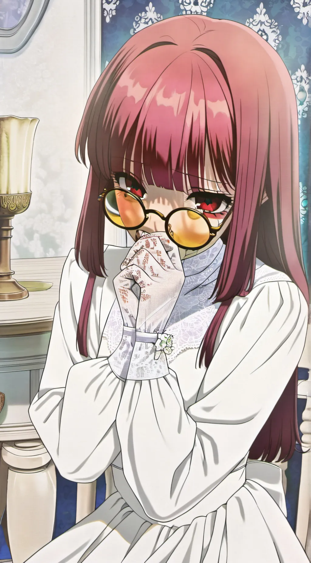 ai character: Velvet background