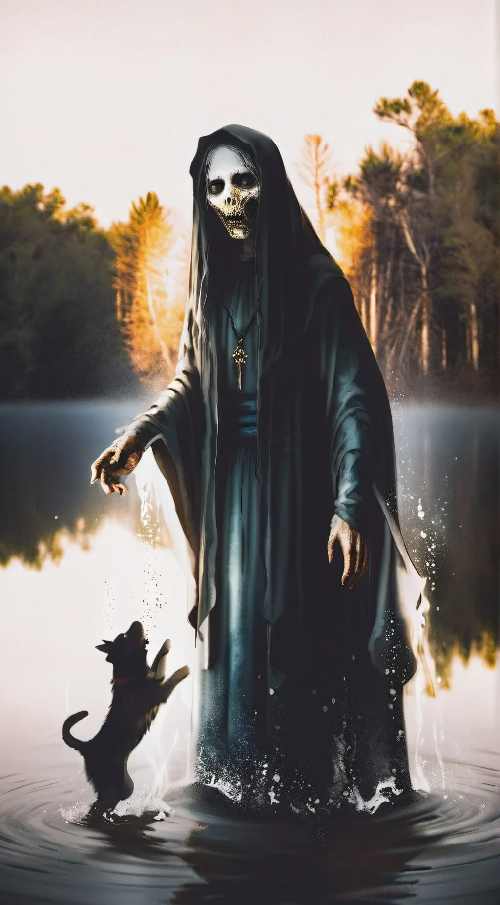 ai character: la llorona background