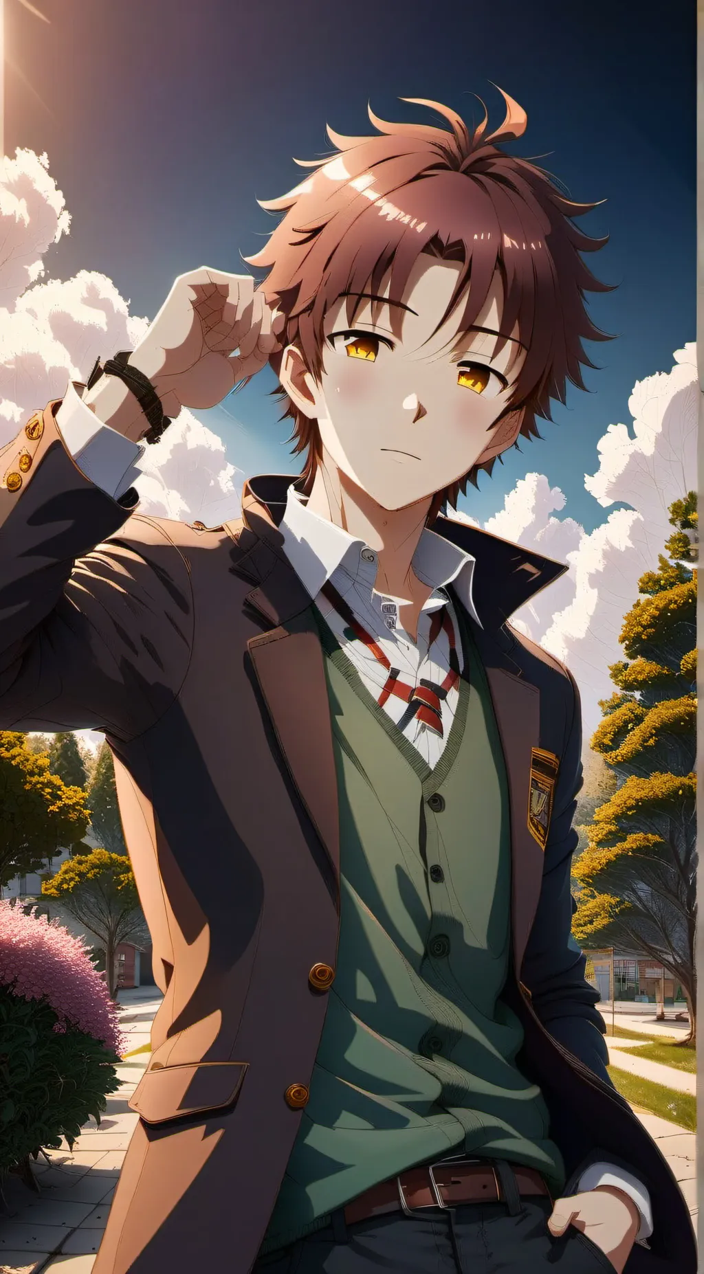 ai character: Kenichi Toroashi background