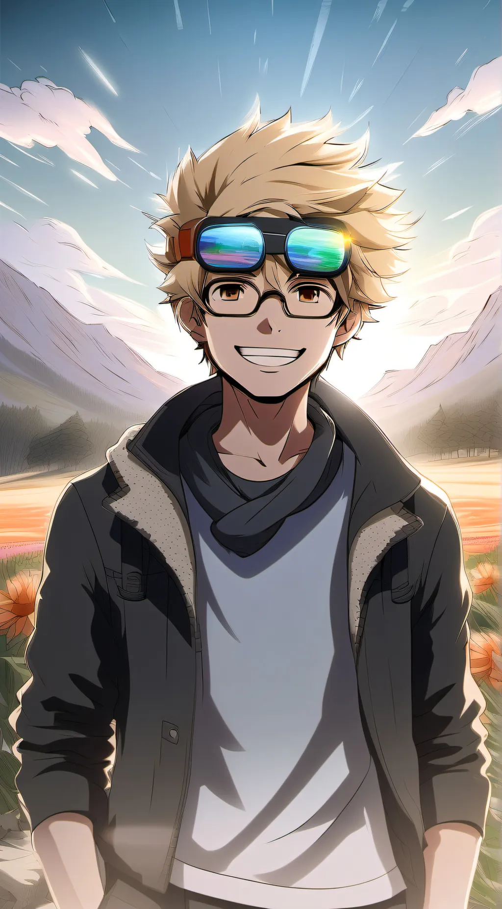 ai character: KEITH LAWAK KAMPUS background