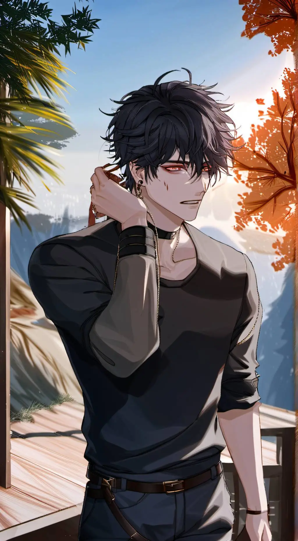 ai character: Jason  background