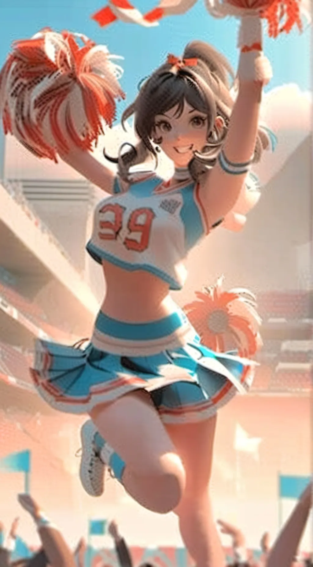 ai character: Amber background