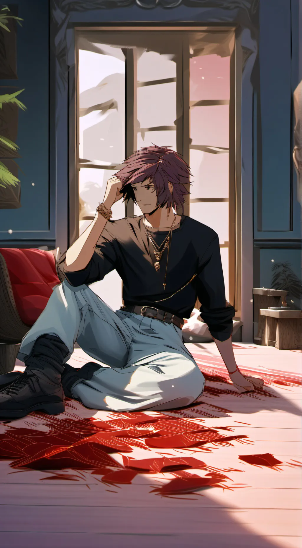 ai character: Kayden background