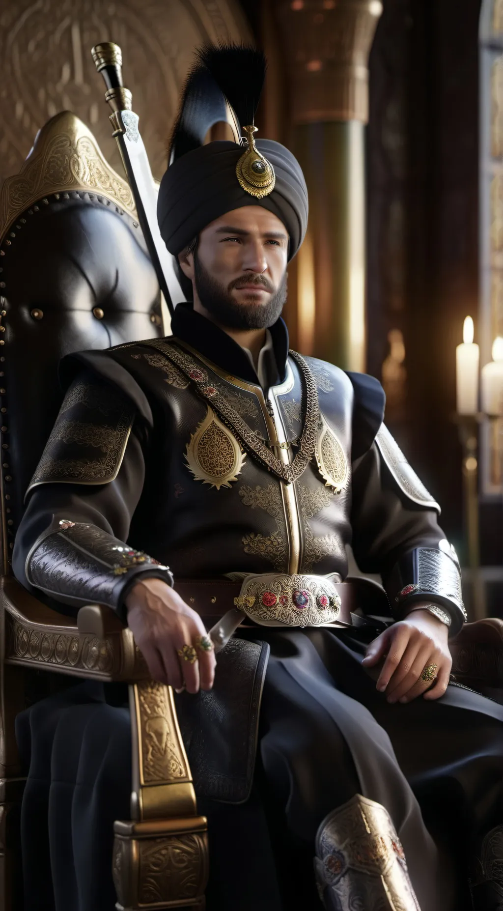 ai character: Mehmet II  background