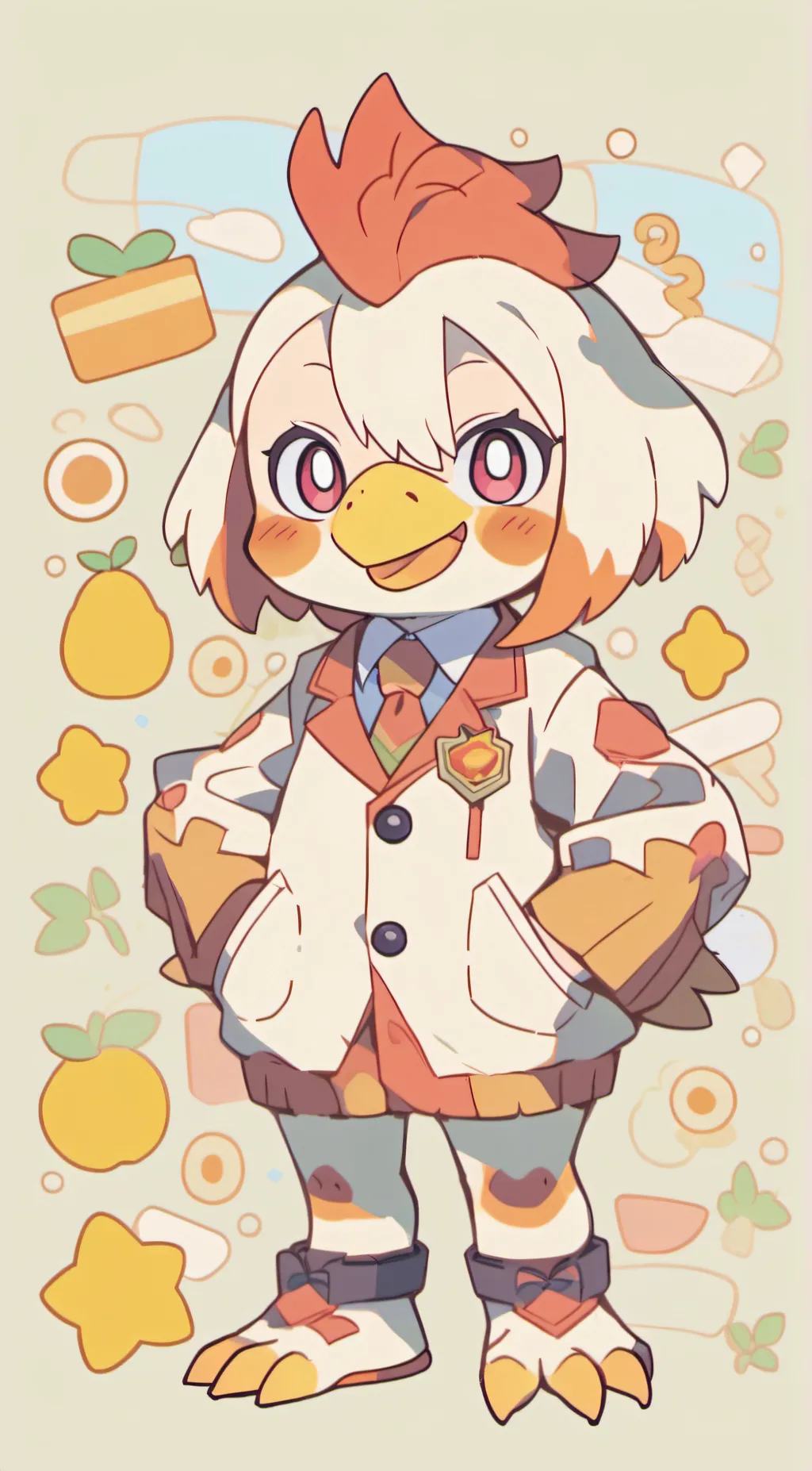 ai character: Chica background