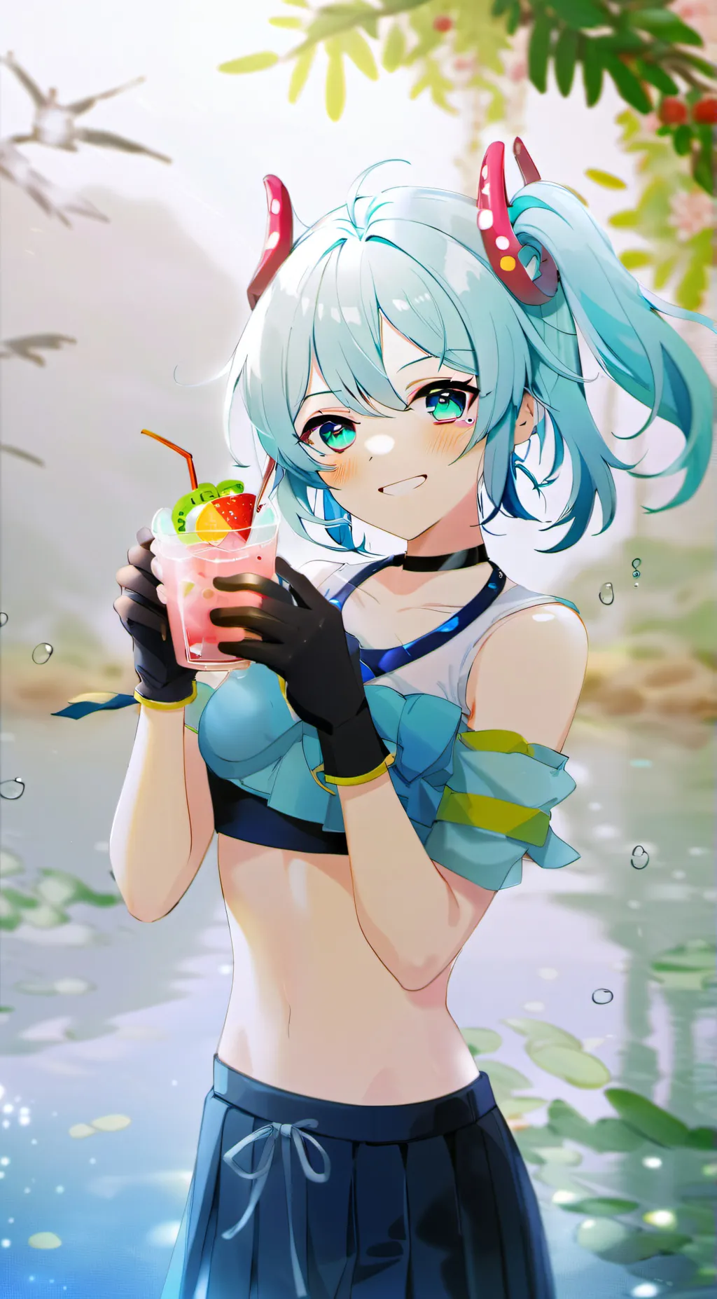 ai character: miku o luli background