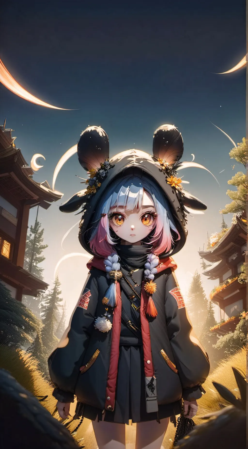 ai character: catch background