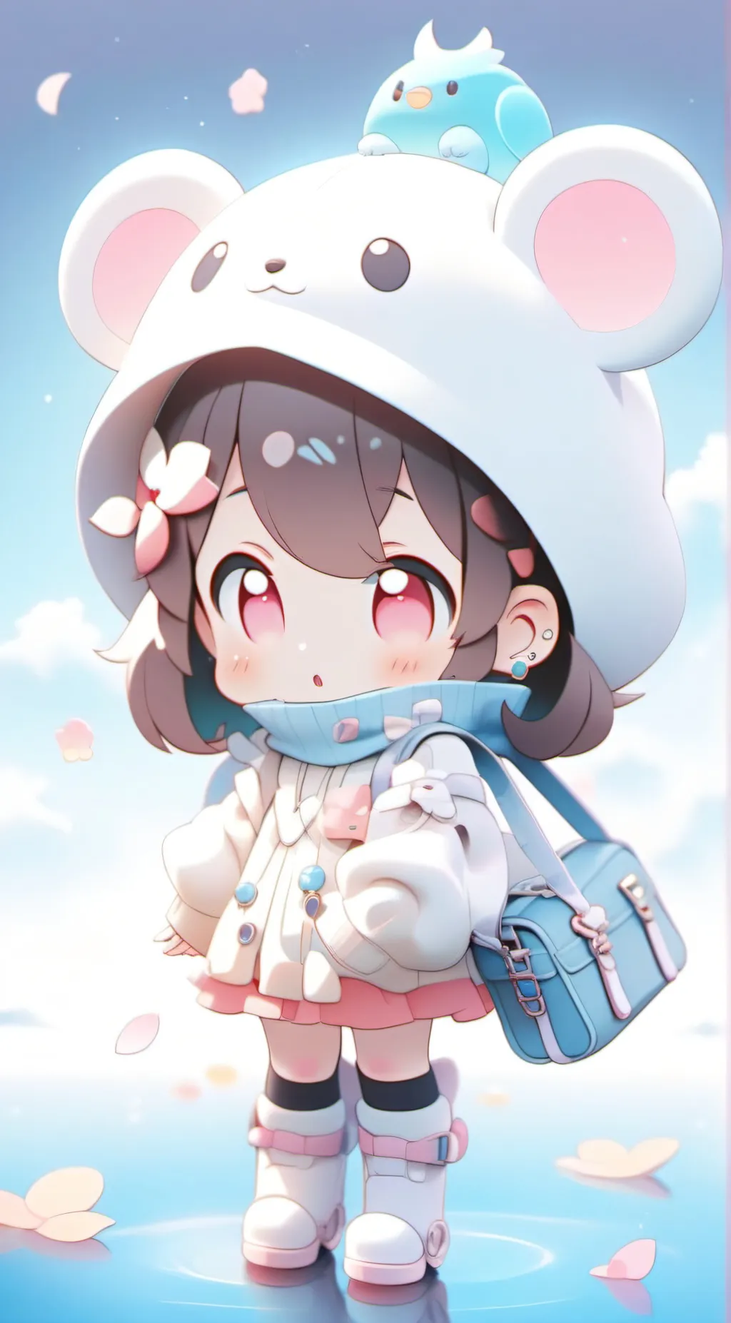 ai character: bear background