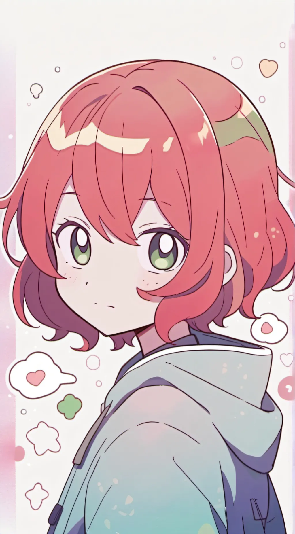 ai character: Crystalline  background