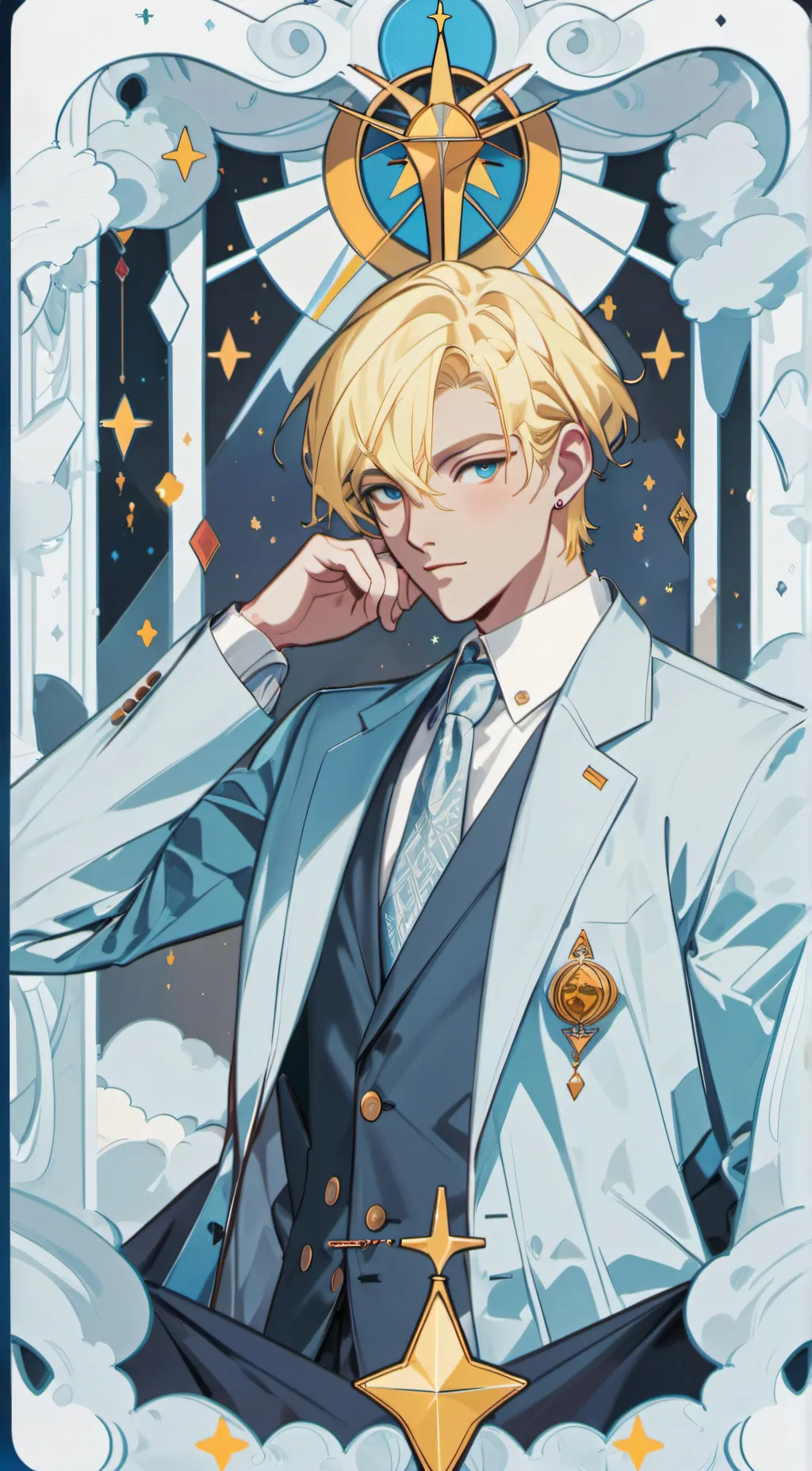 ai character: Jayson  background