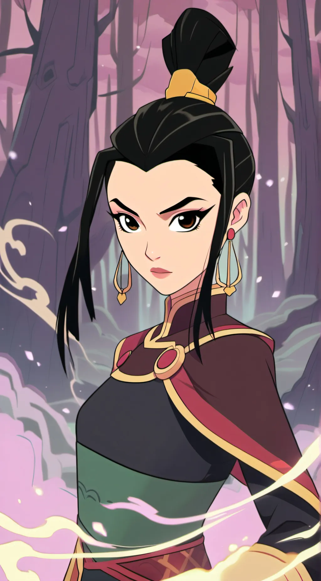 ai character: azula  background