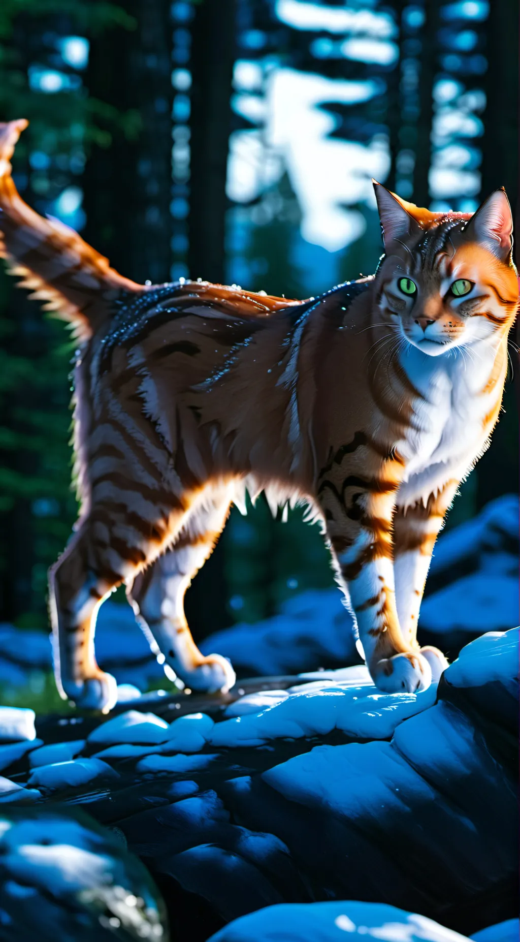 ai character: Firestar  background