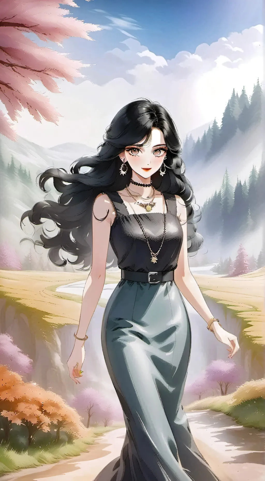 ai character: Sophia  background