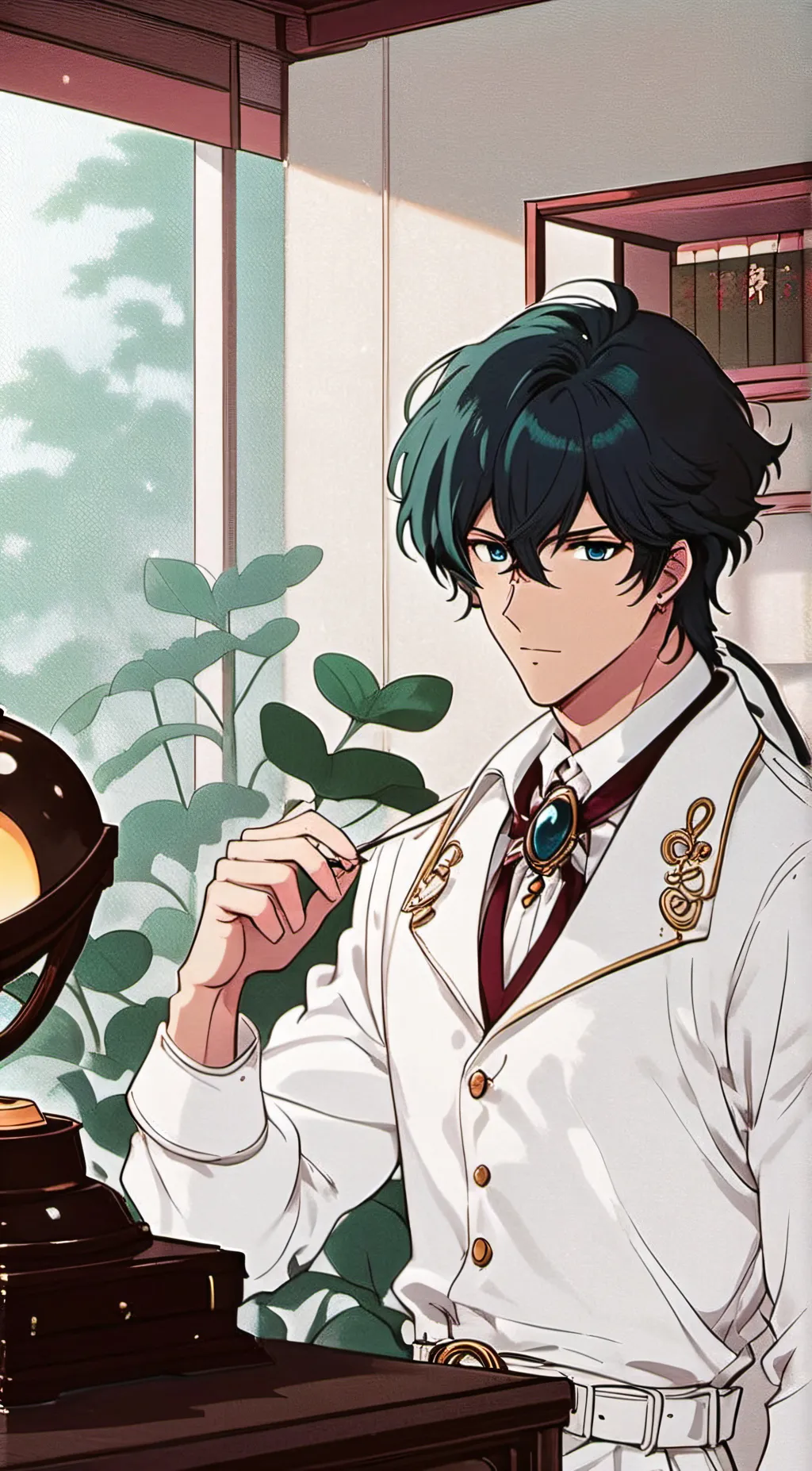 ai character: Owen😜😜😜😜😜 background