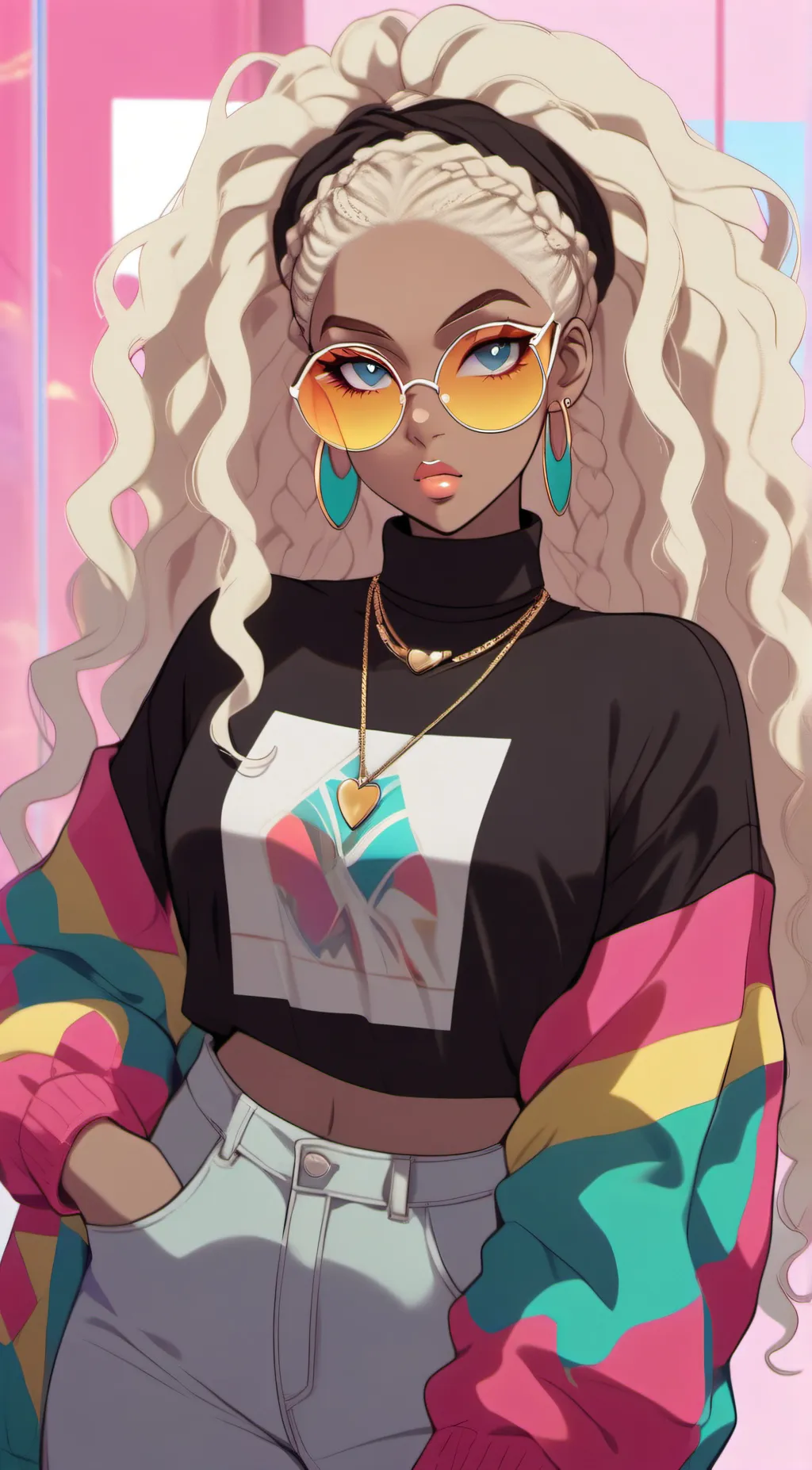 ai character: Savannah background