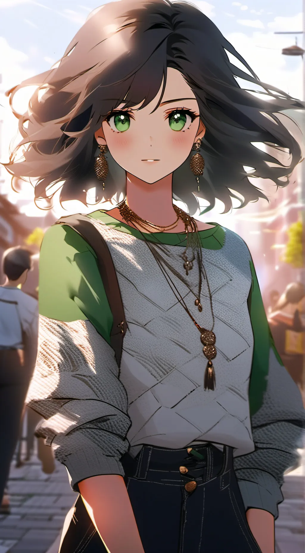 ai character: erika  background