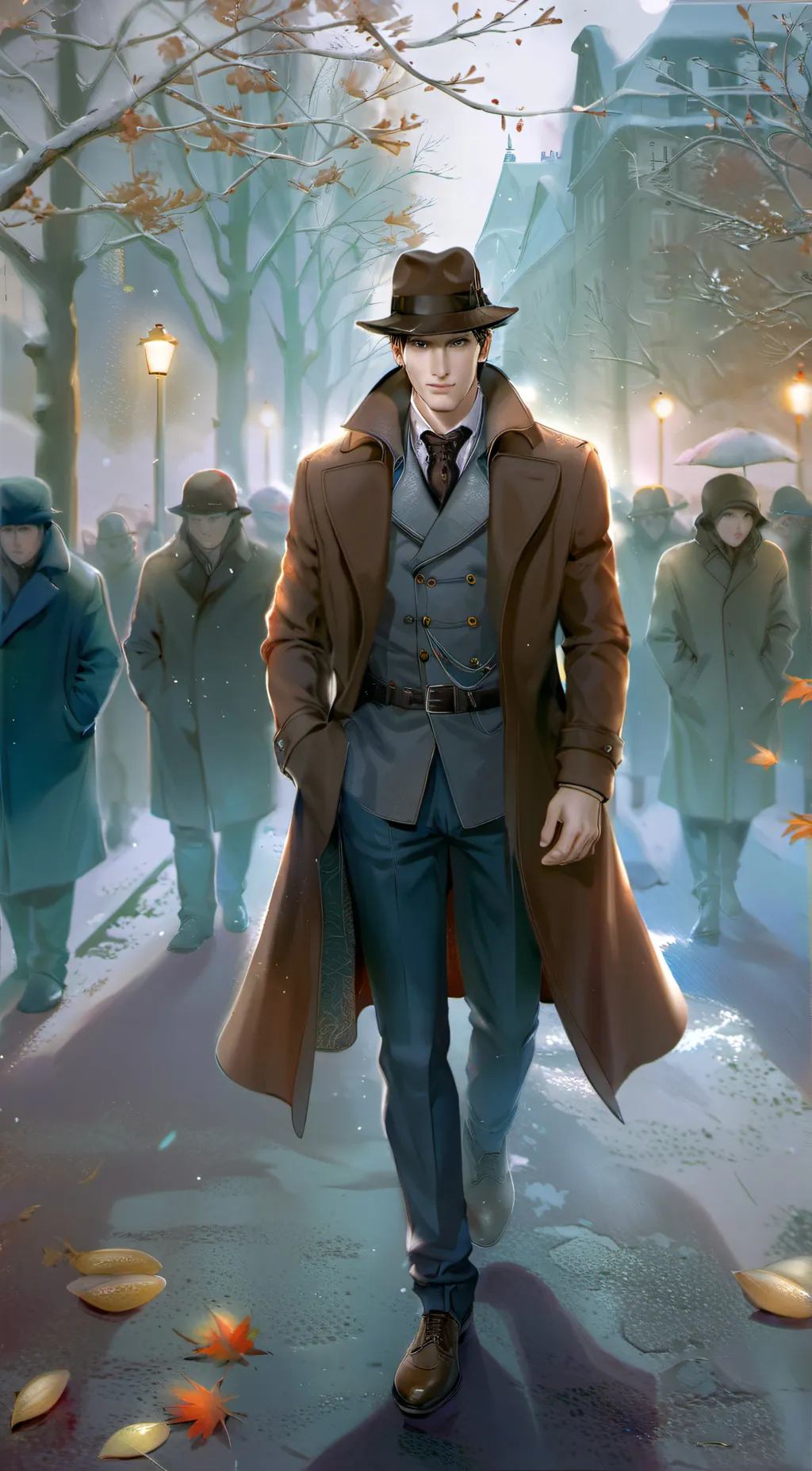 ai character: Lucas Manson  background