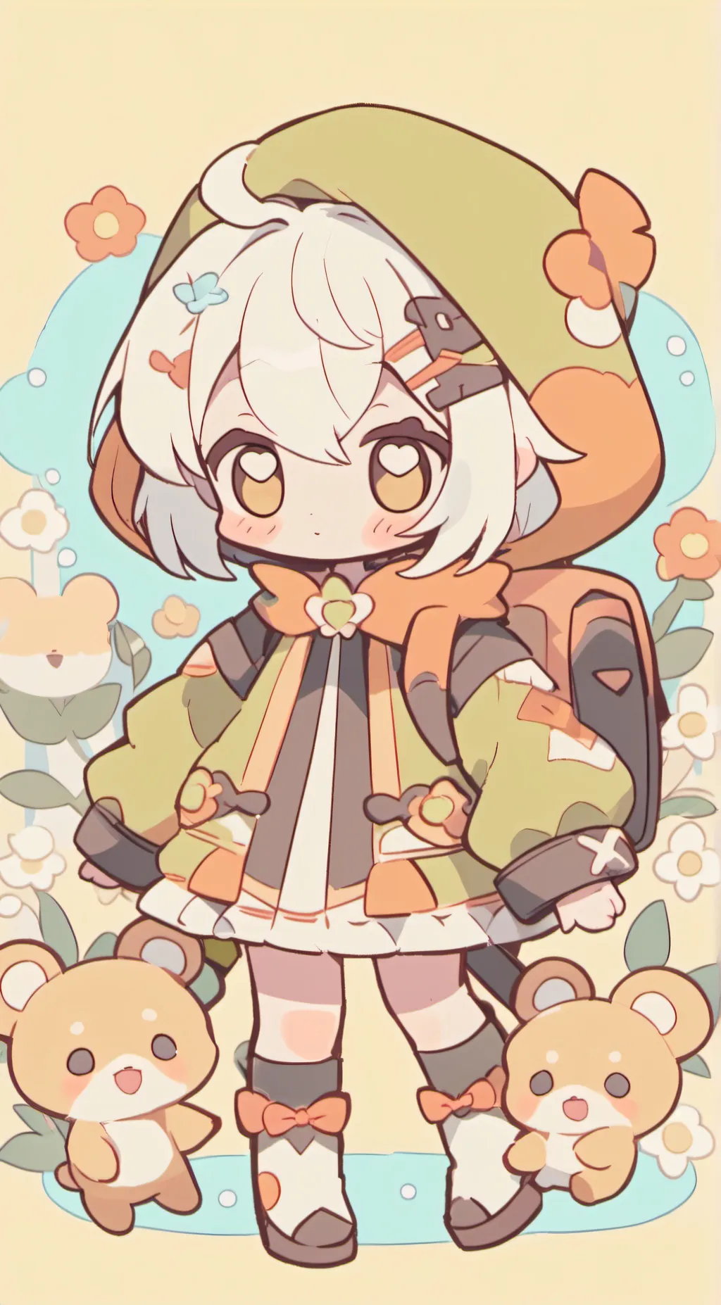 ai character: catbee background