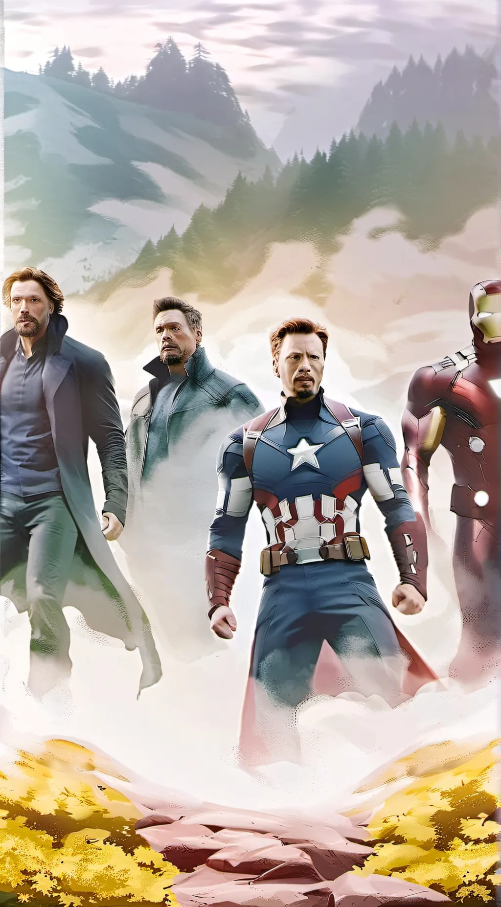 ai character: Avengers cast background