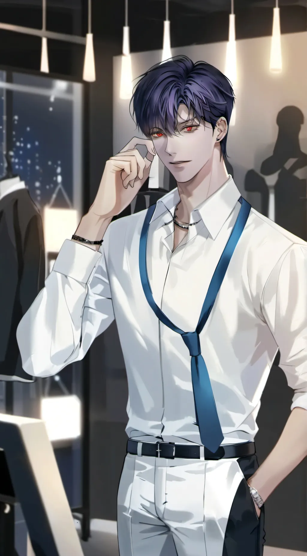 ai character: Jacob  background