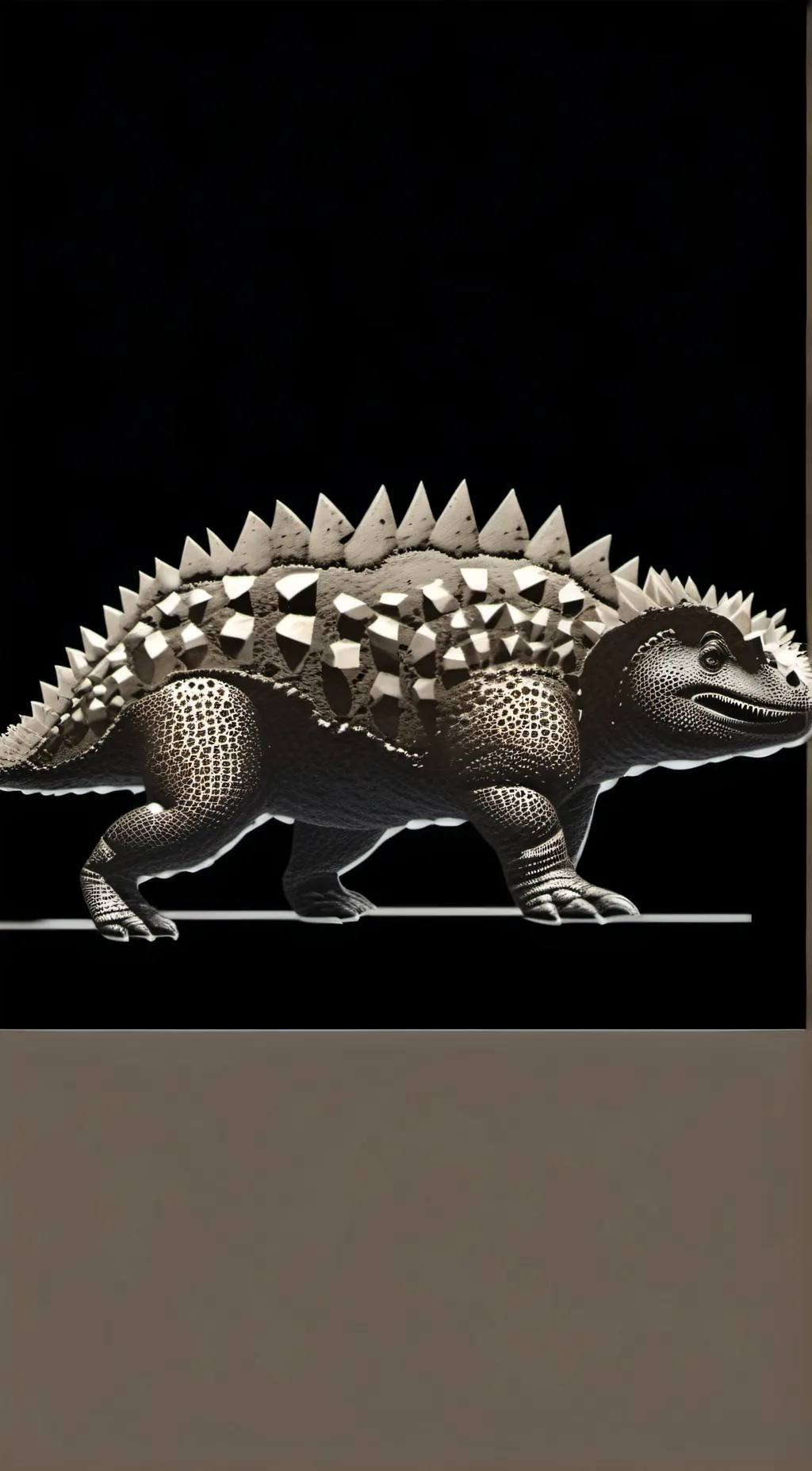 ai character: Ankylosaurus  background