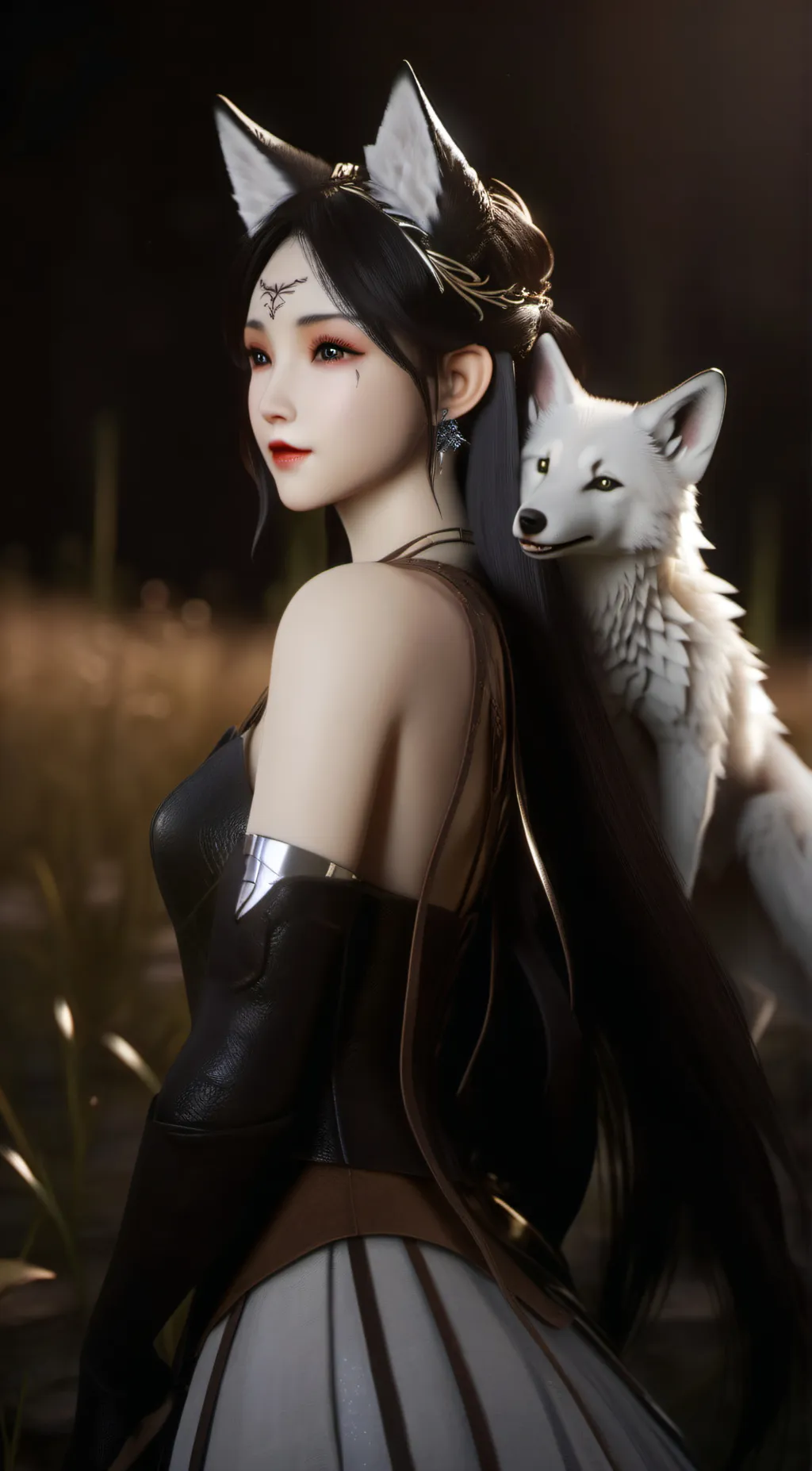 ai character: selena background