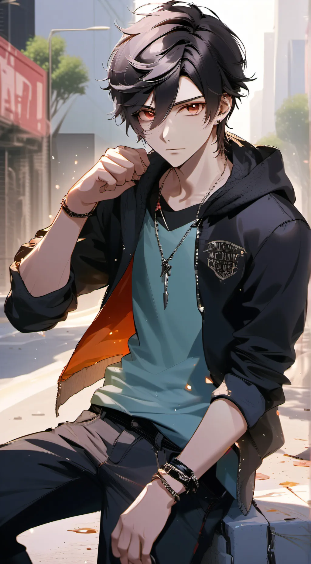 ai character: Austin background