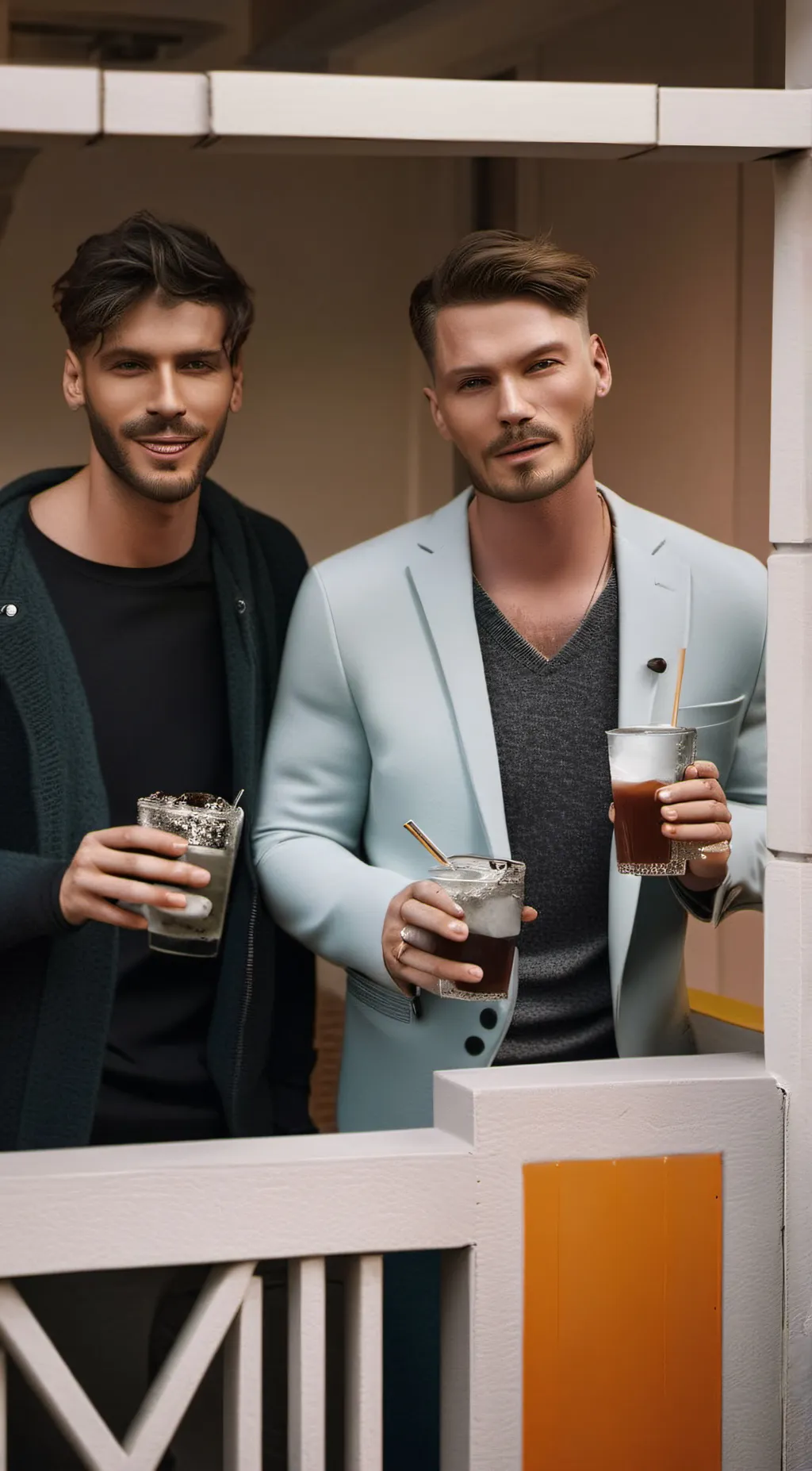 ai character: angel on acid background