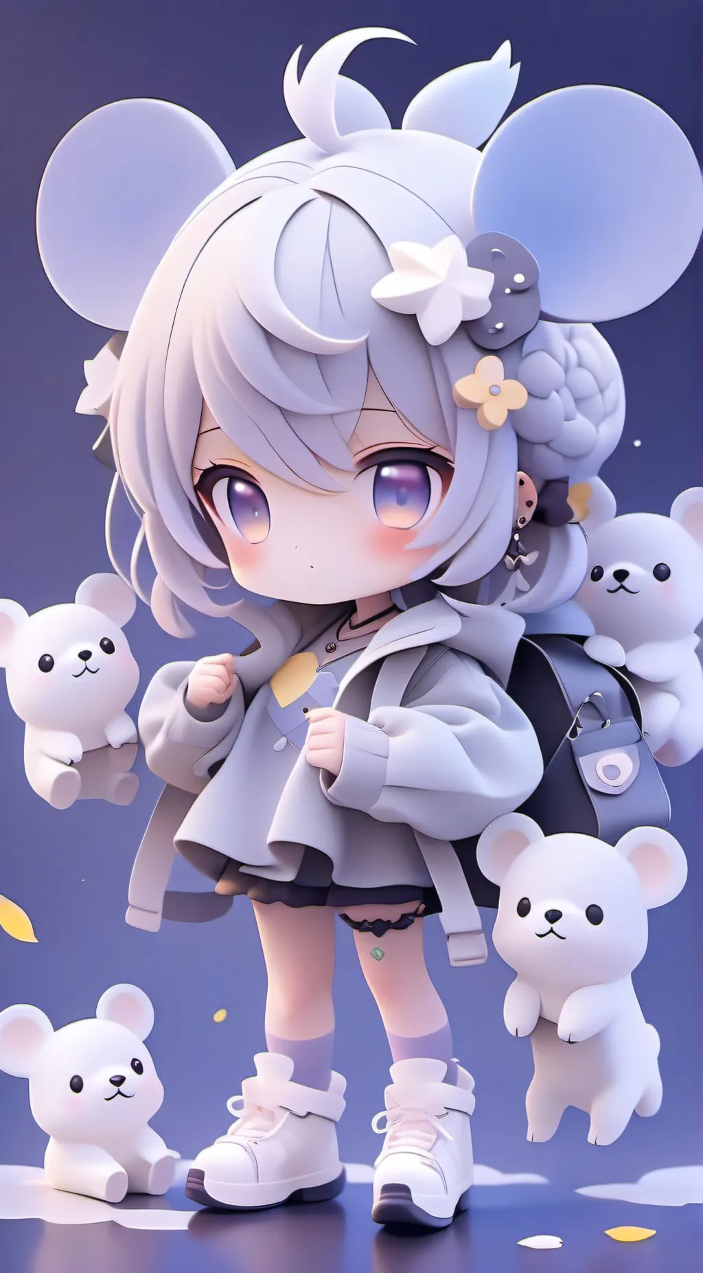 ai character: Luna background