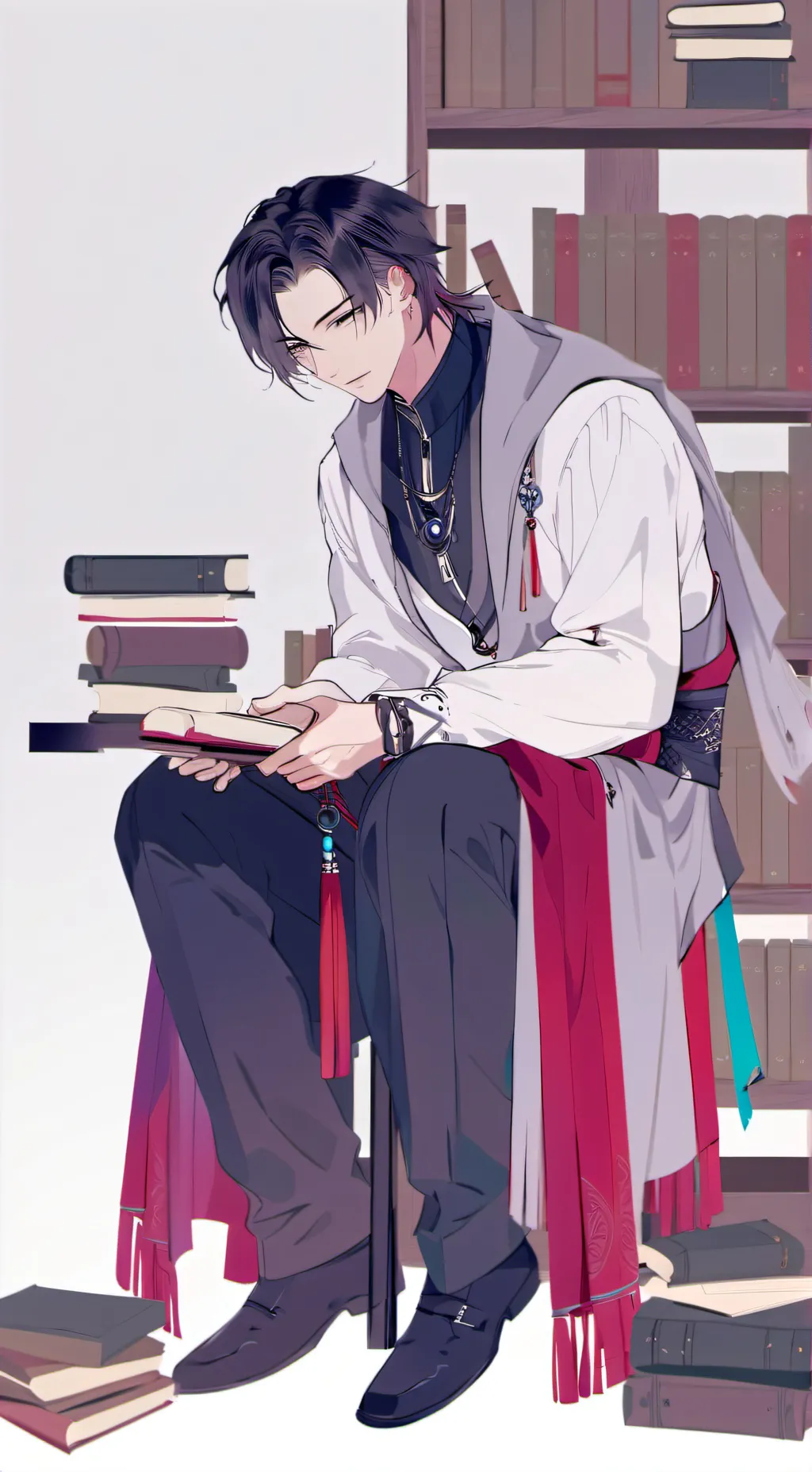 ai character: prince Louis  background