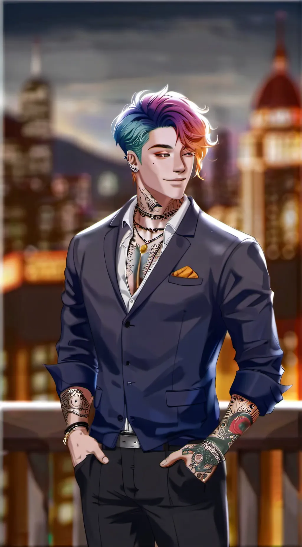 ai character: Tamura v.3 background