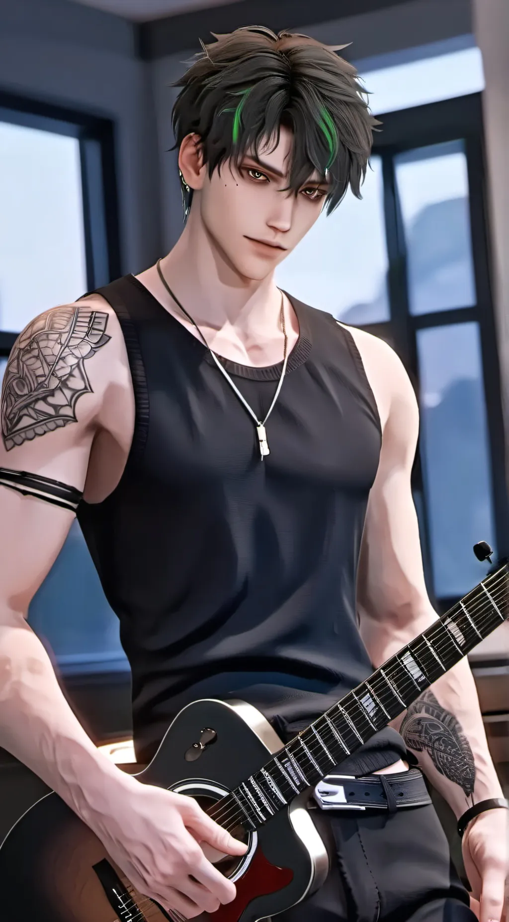 ai character: Max  background