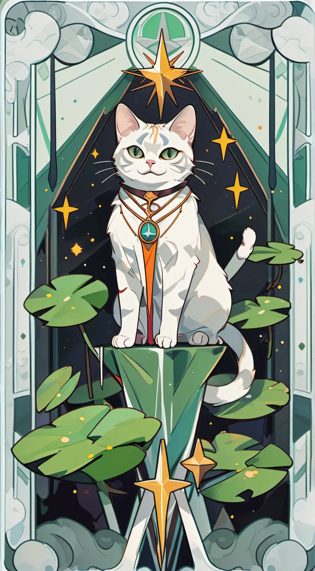 ai character: Winnie The Cat background