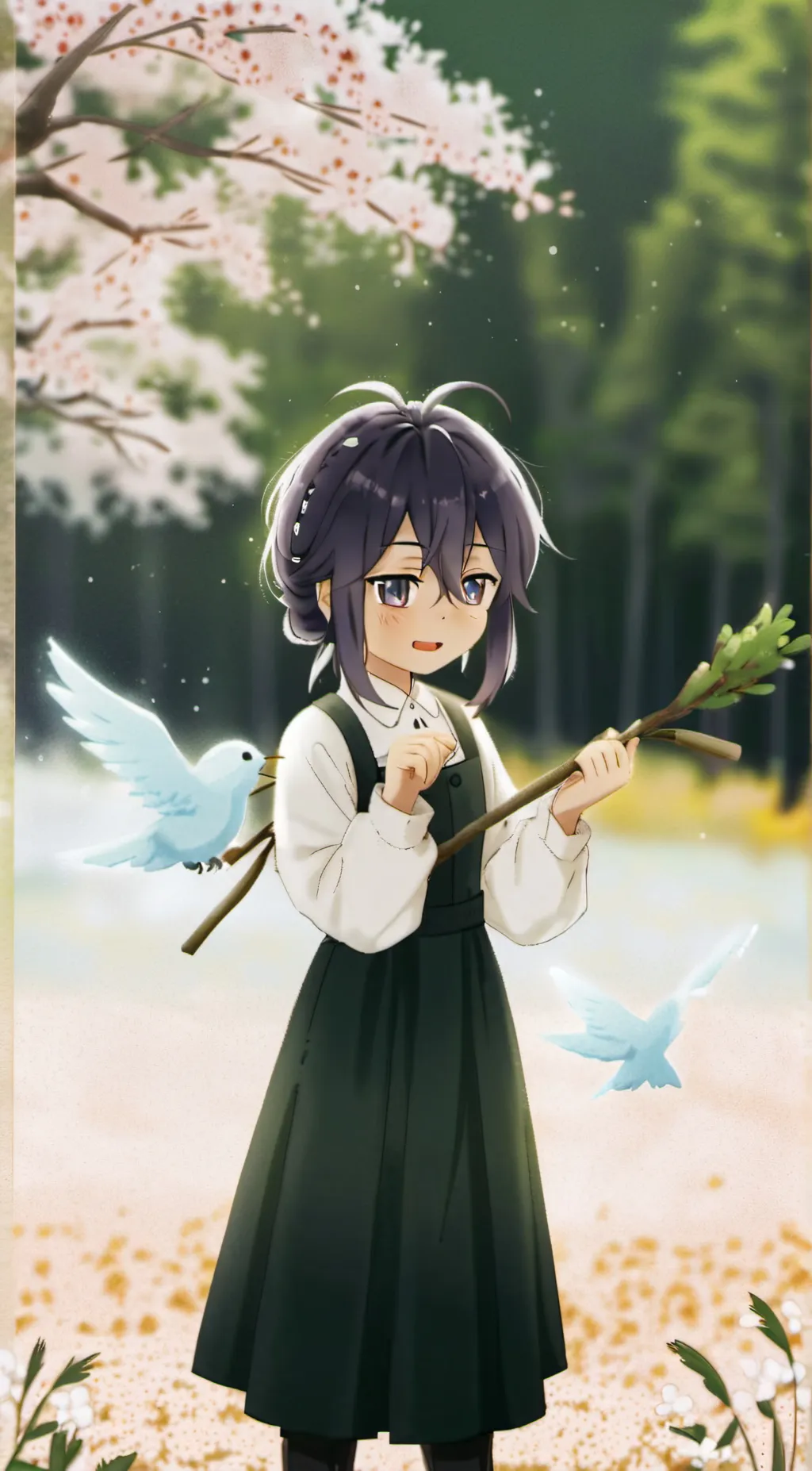 ai character: Lilly background