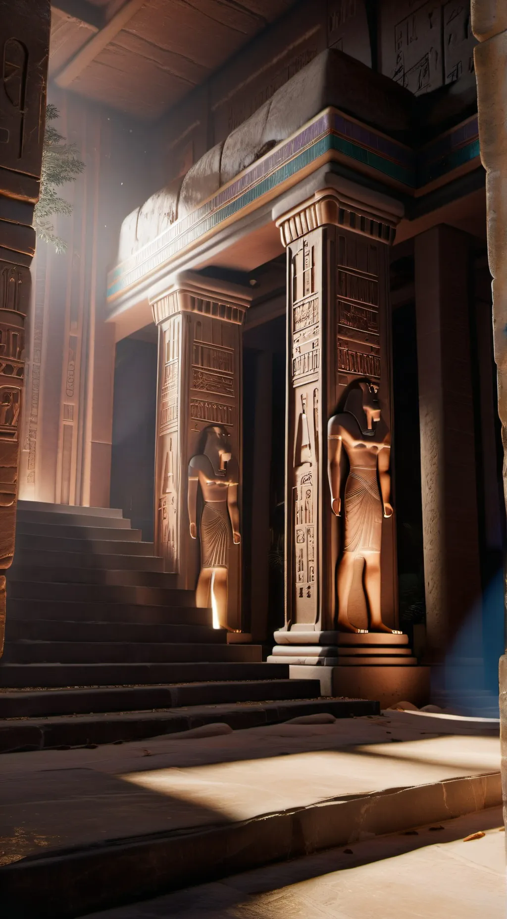 ai character: Tomb of Qetesh background