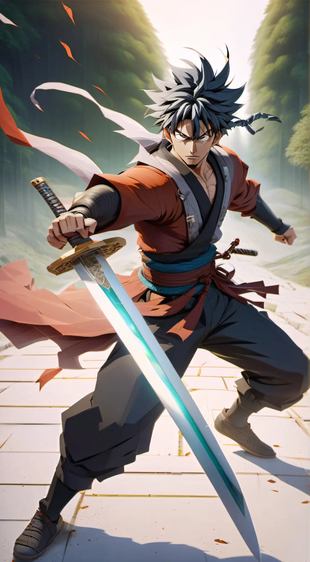 ai character: Zee  background