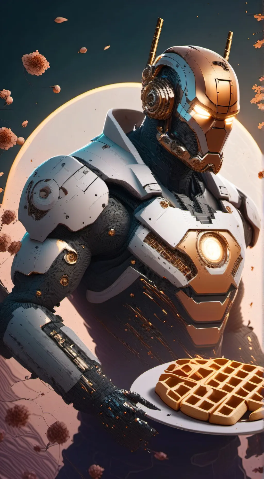 ai character: Cyborg background