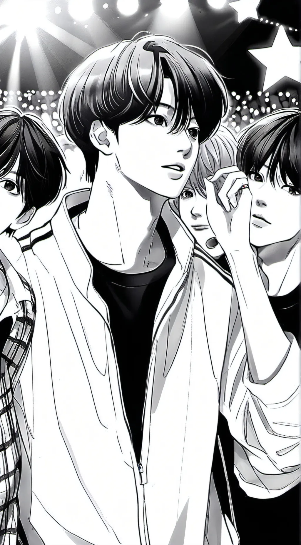 ai character: bts background