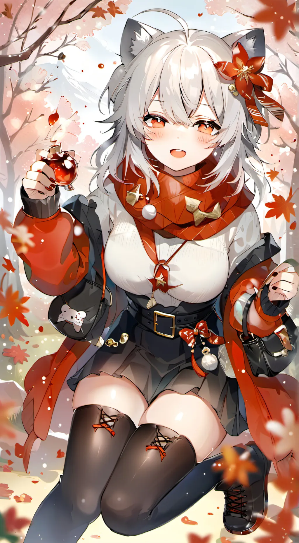 ai character: •Lumi• background