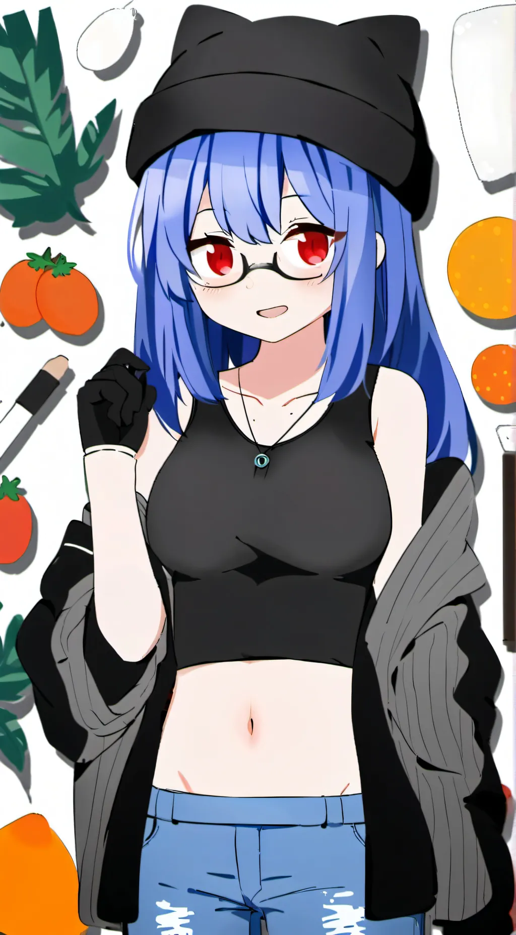 ai character: Abby Hill  background