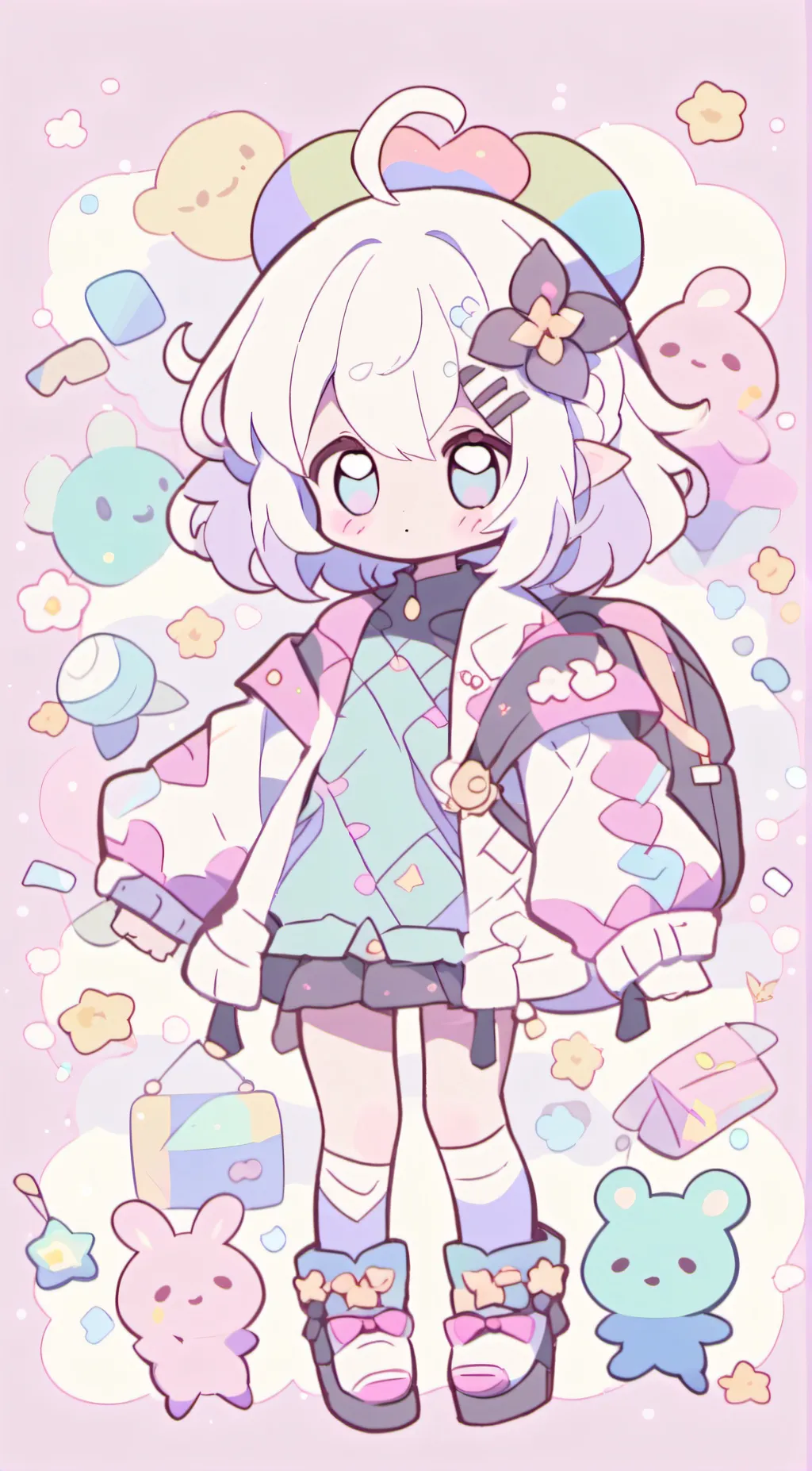 ai character: raven background