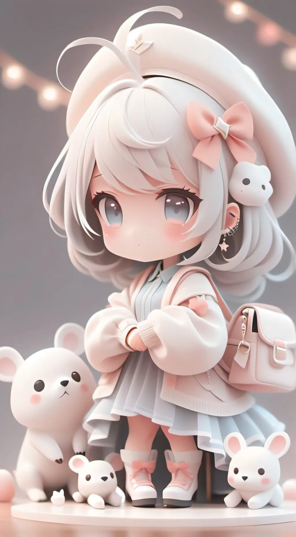 ai character: sunset  background