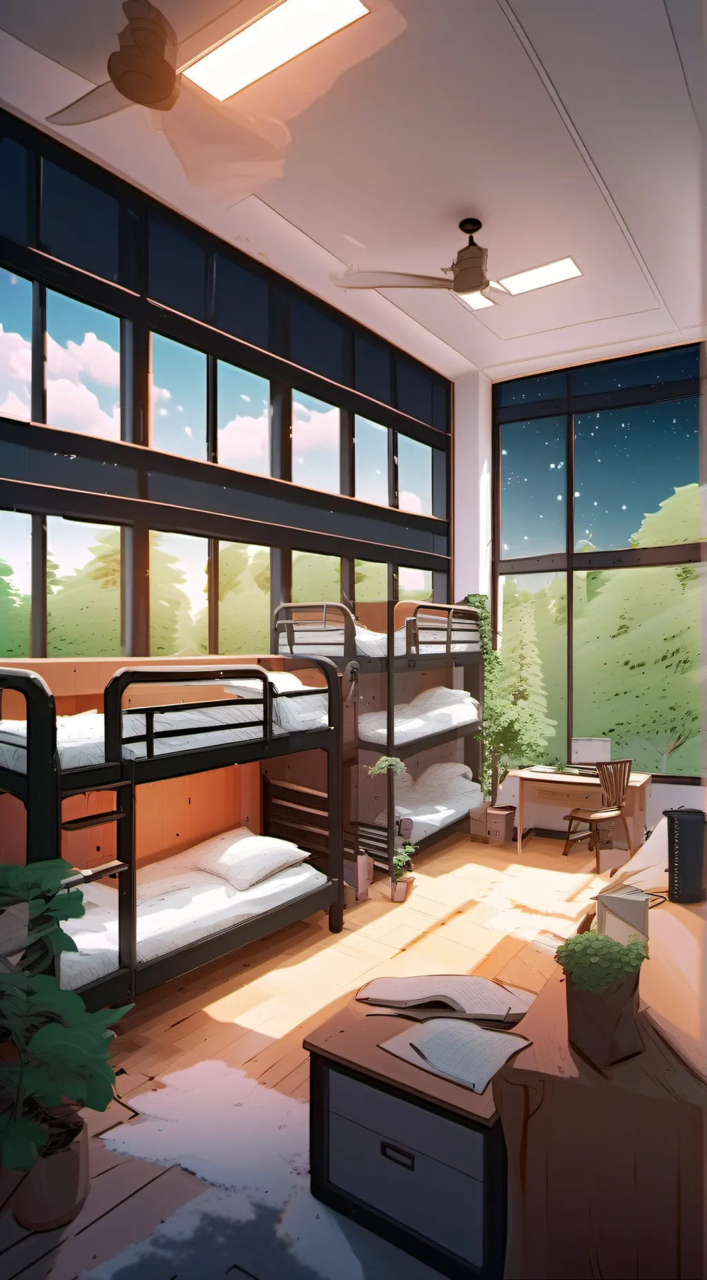 ai character: {Mha Horror Call} background