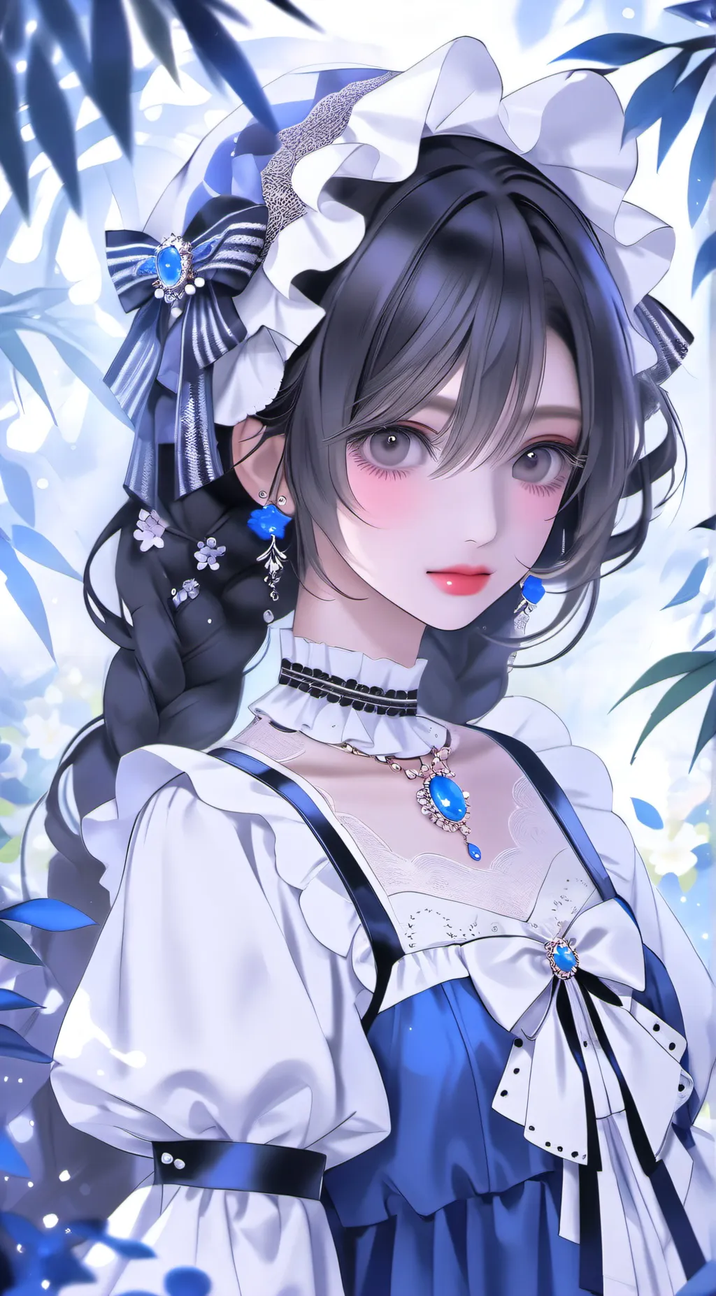 ai character: •Lumi• background