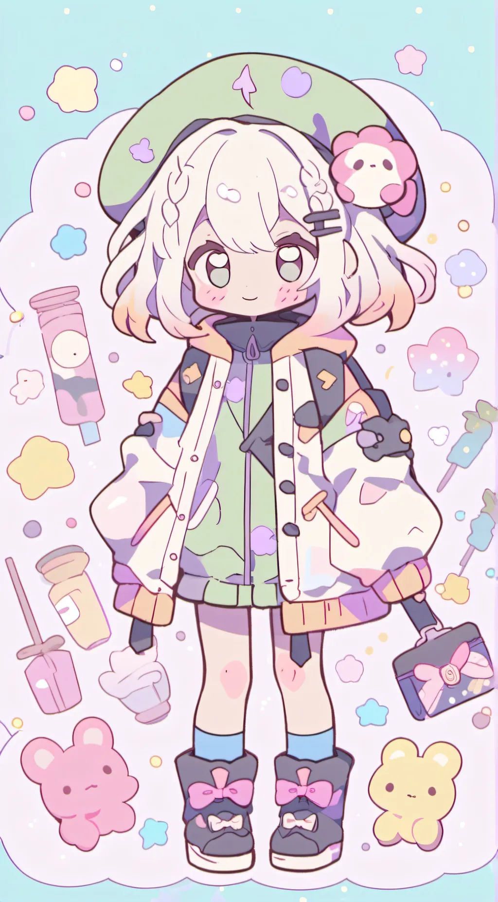 ai character: cherry bomb shobo background