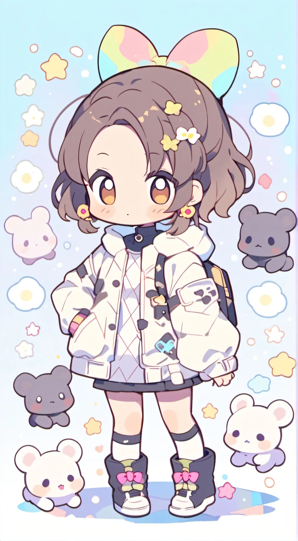 ai character: Eva background