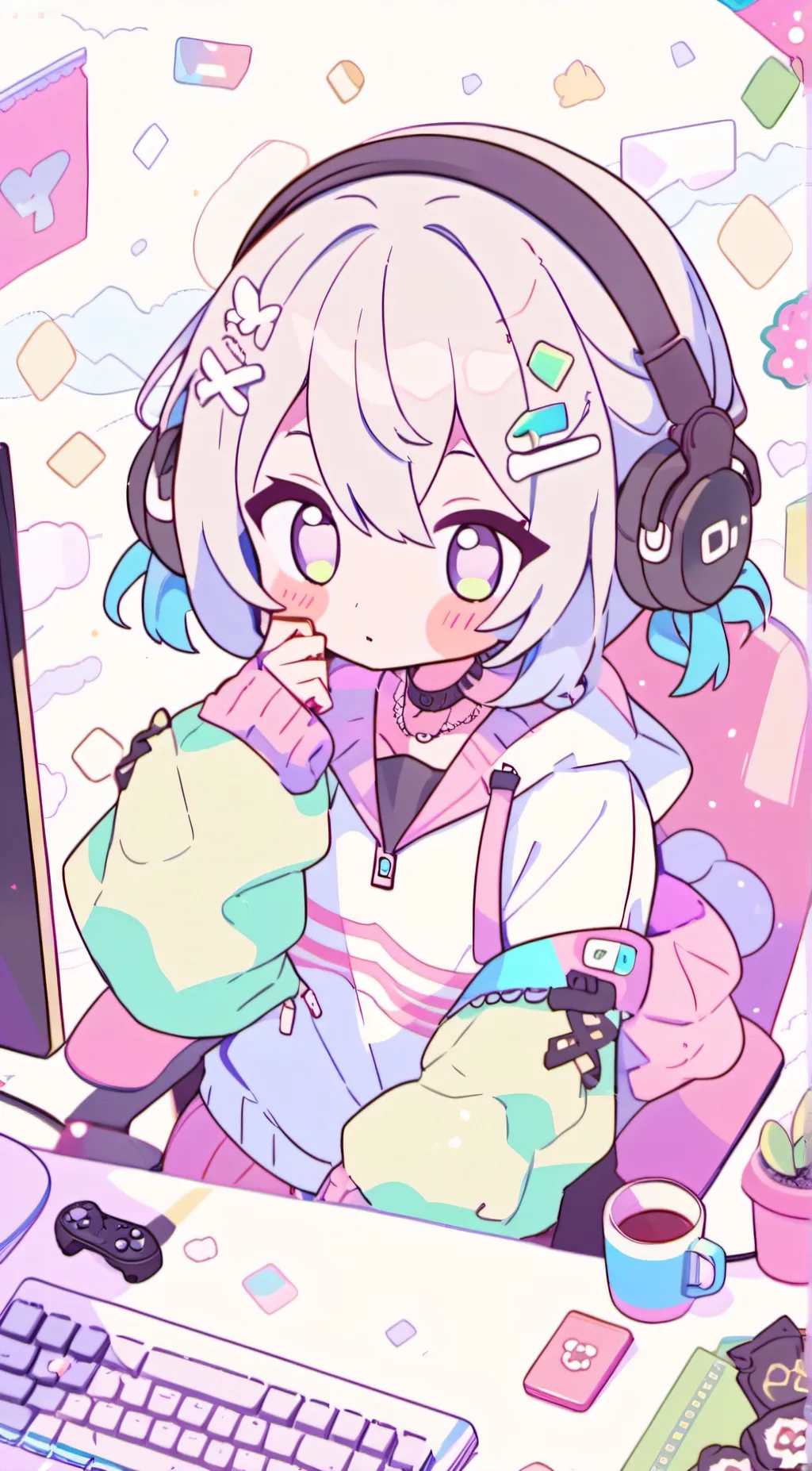 ai character: Aria background